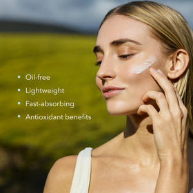 Bioeffect swatch on skin demonstrating lightweight spreadability benefit