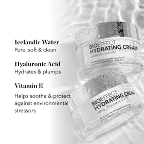 Bioeffect close-up texture of water cream for fast absorption benefit