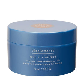bioelements jar front view showing product and clean packaging, soothes dry skin