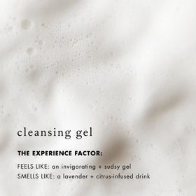 bioelements foamy lather demonstrating deep-cleaning action