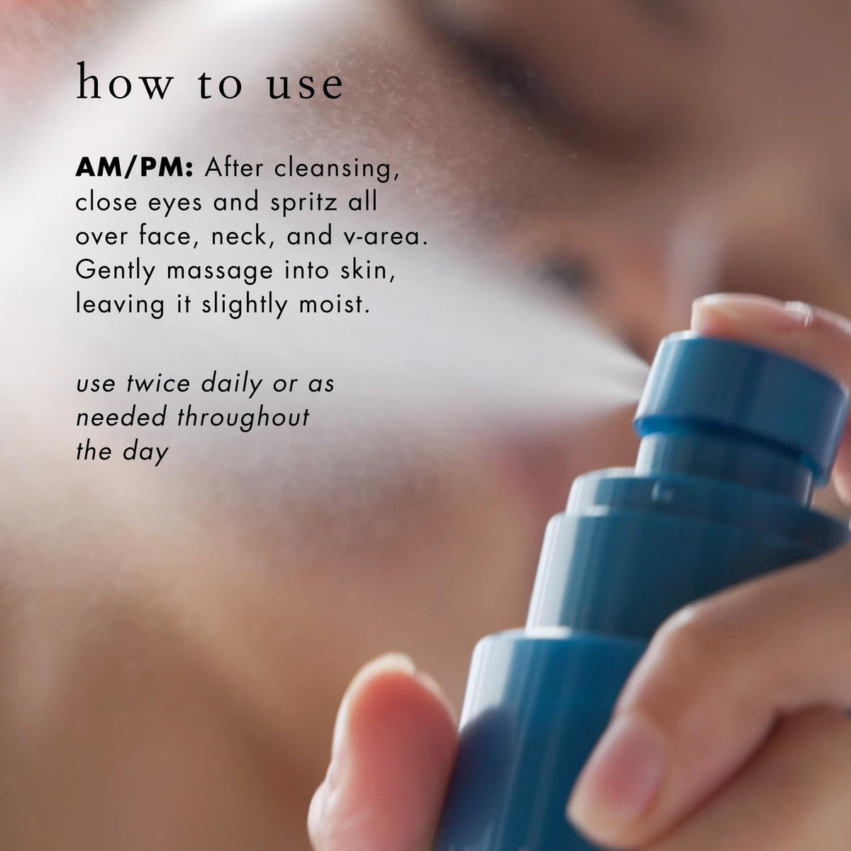 Bioelements clear droplet texture demonstrating lightweight, non-sticky benefit