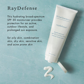 Bioelements RayDefense texture closeup revealing lightweight, non greasy moisturizer feel