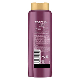 Bioexpert texture close-up of creamy lather showing moisturizing formula
