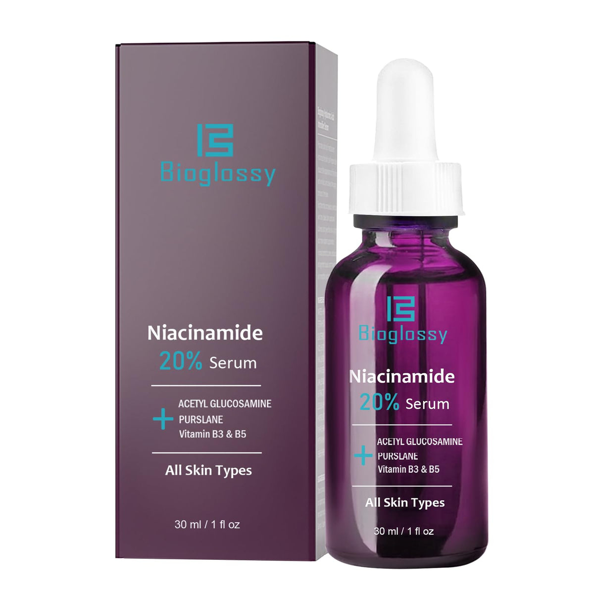 Bioglossy bottle in bedside setting showing nighttime routine compatibility benefit