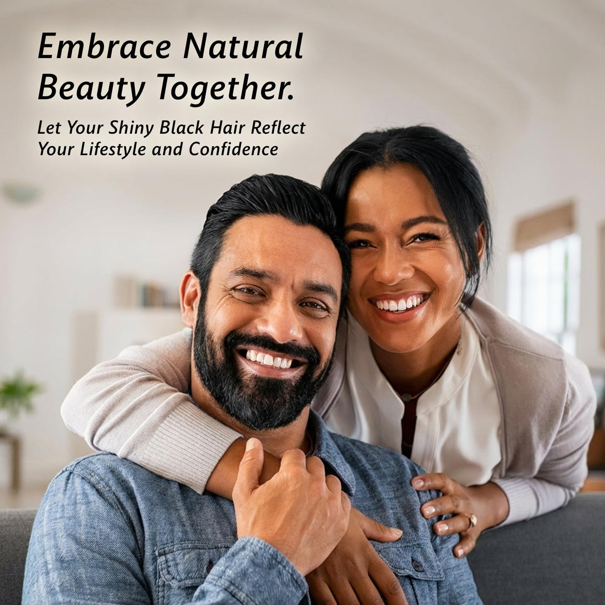 BIOGREEN ROOTS lifestyle bathroom setting implying easy salon-like results