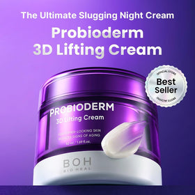 bioheal boh cream on hand demonstrating spreadability and thick, occlusive moisturizing feel