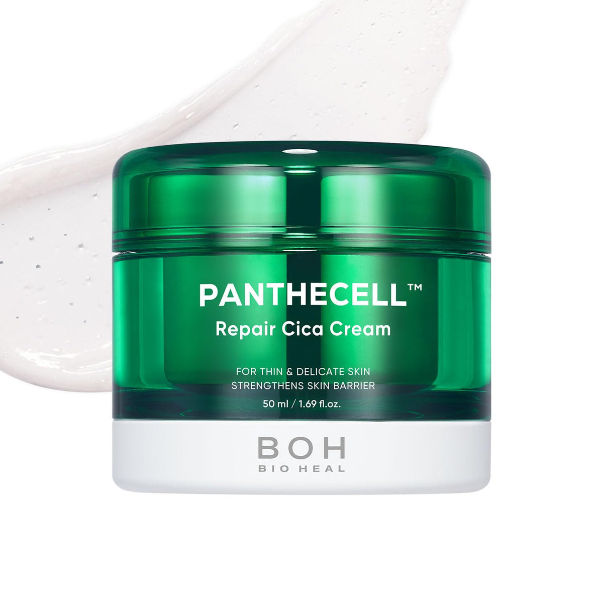 BIOHEAL BOH jar front view showing clean design and repair focus