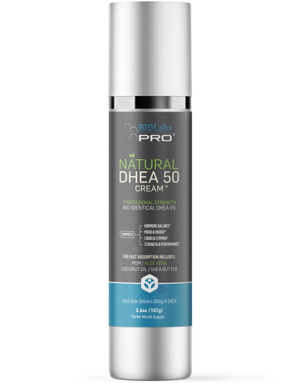 BIOLABS PRO front bottle showing label and elegant packaging benefit clarity