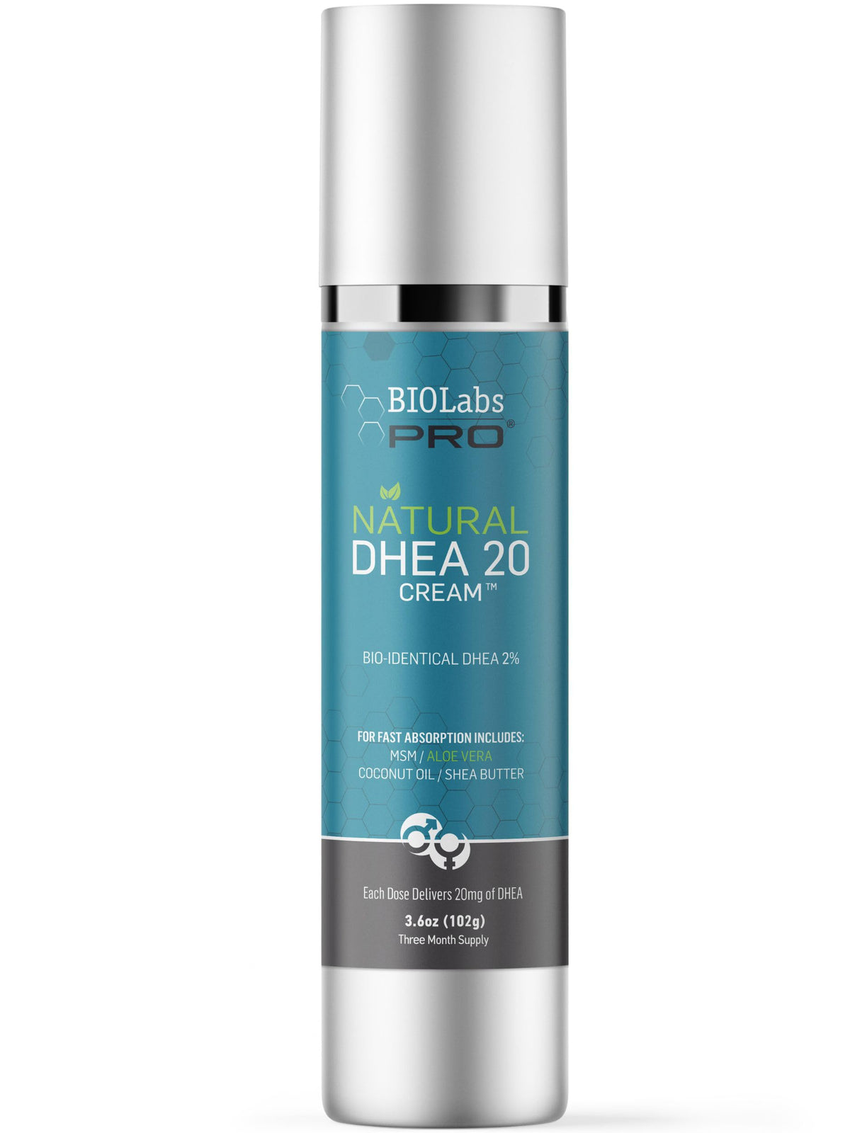 BIOLABS PRO front bottle view showing product label and luxury packaging benefit