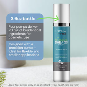 BIOLABS PRO cream texture on skin demonstrating fast-absorbing, non-greasy feel