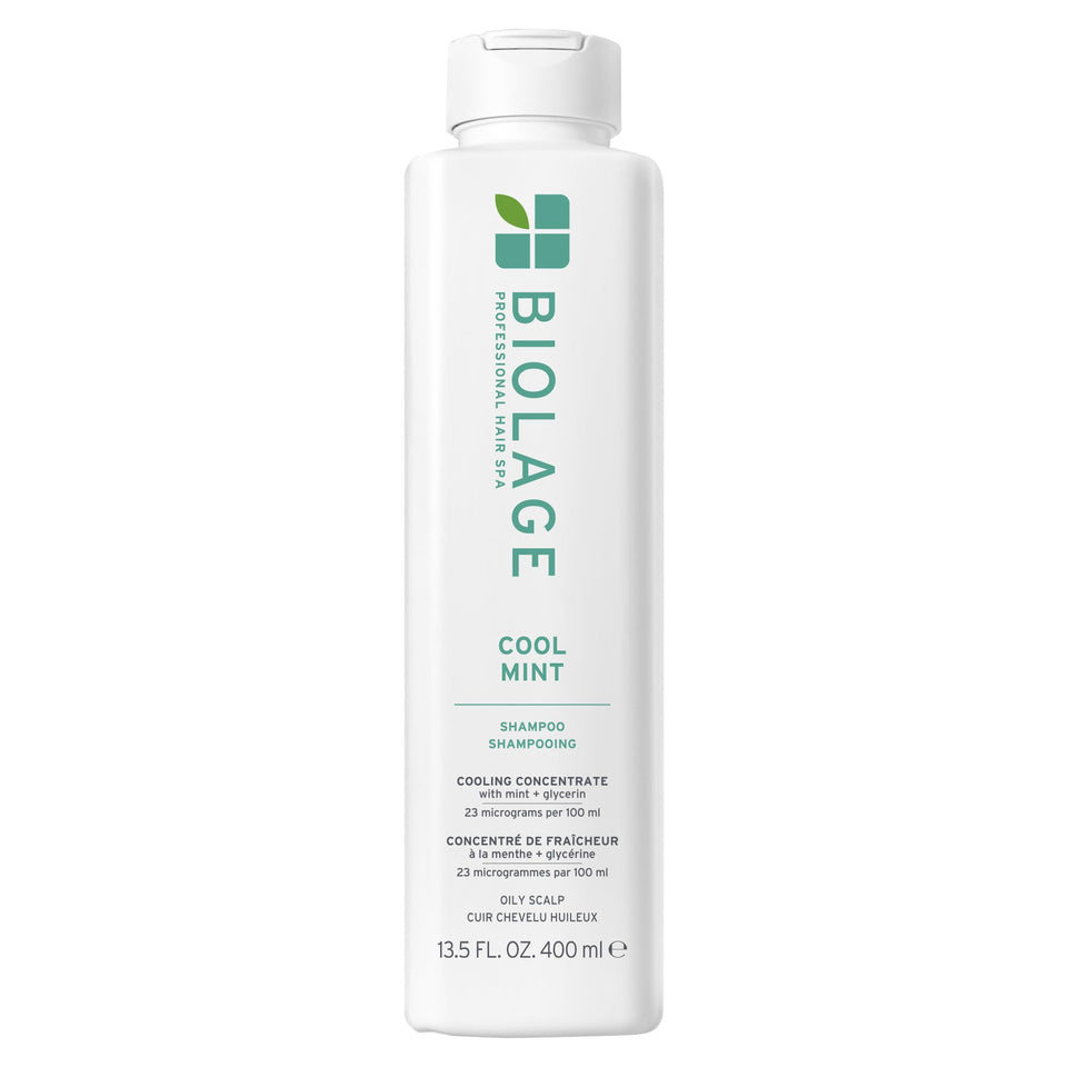 Biolage front packaging showing clean label and cooling benefit