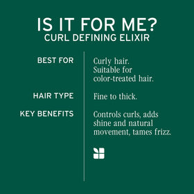Biolage before-and-after curls illustrating reduced frizz and added definition