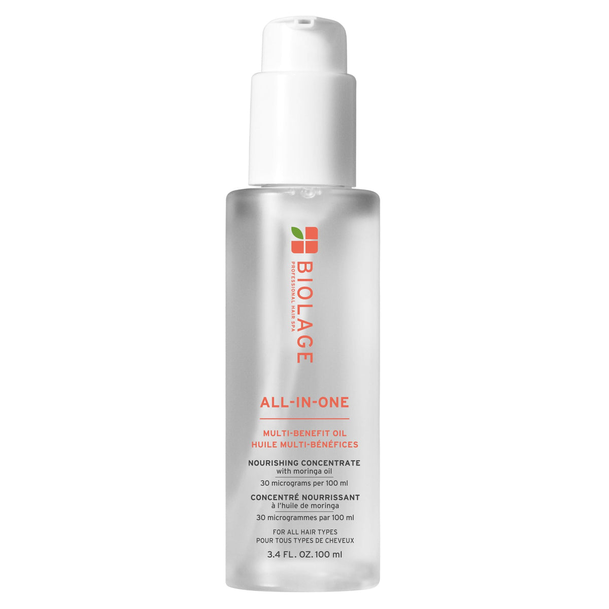 Biolage front packaging showing bottle and label for easy identification and benefit