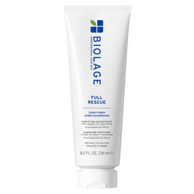 Biolage front packaging showing conditioner and fuller-looking hair benefit