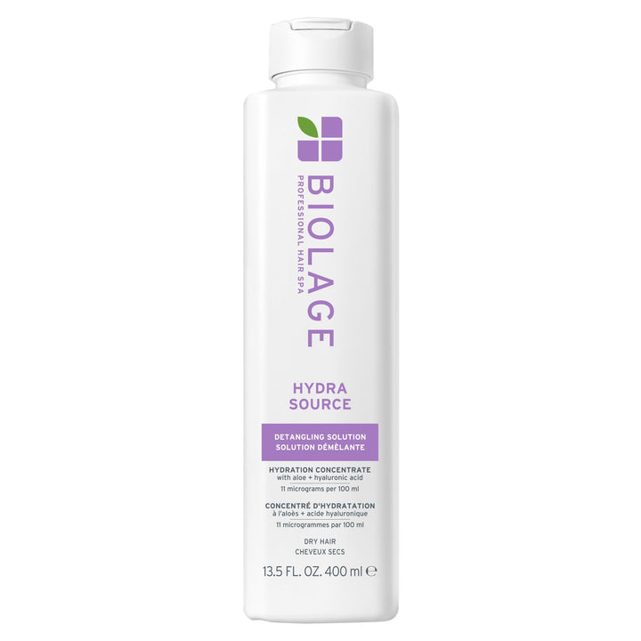 Biolage front bottle view showing clean hydration benefits