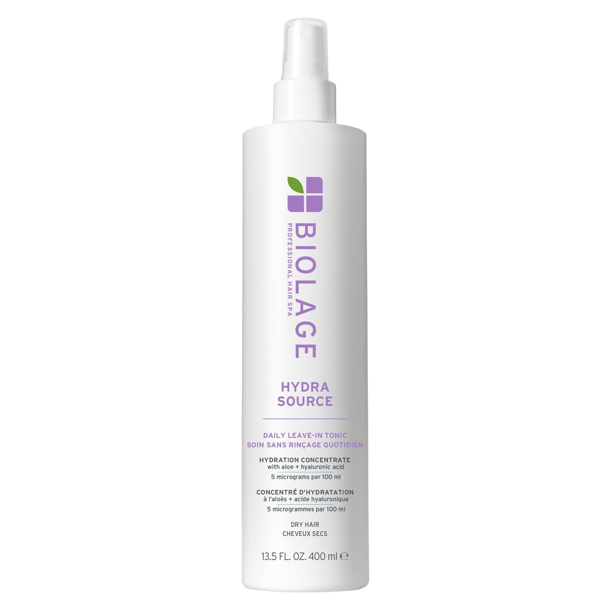 Biolage Hydra Source front packaging showing clean branding and size for easy recognition