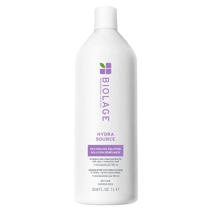 Biolage bottle front packaging showing product benefits and brand