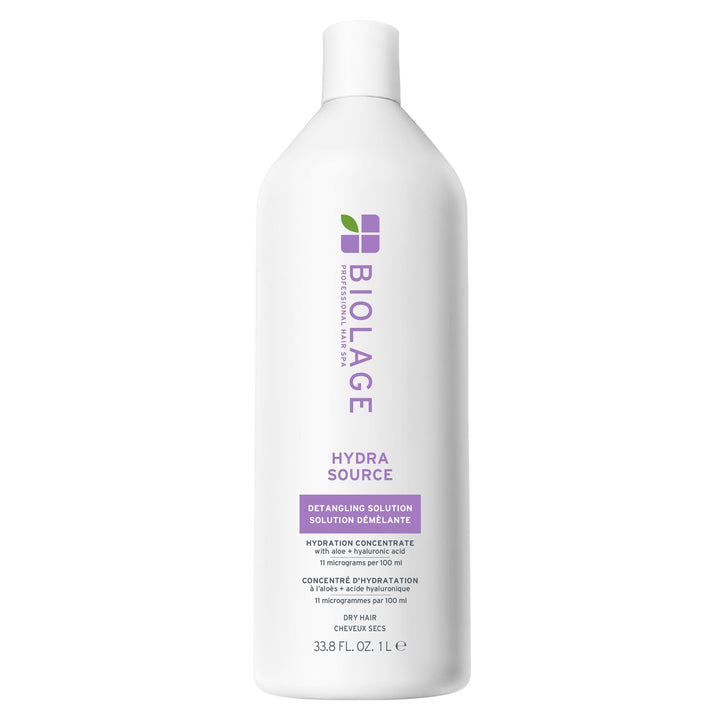 Biolage bottle front packaging showing product benefits and brand