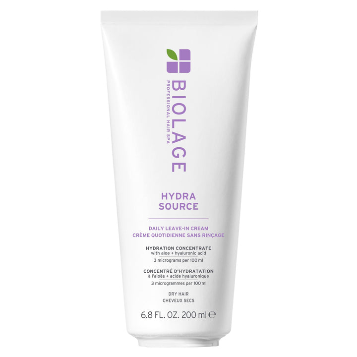 Biolage front packaging showing tube and logo for recognizable shelf appeal