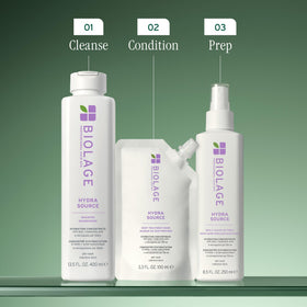 Biolage aloe vera ingredient display emphasizing natural hydration