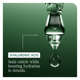 Biolage recycled bottle label emphasizing 94% recycled plastic packaging benefits