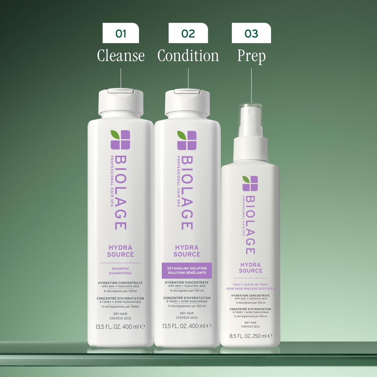 Biolage recycled bottle cap close-up emphasizing sustainable packaging