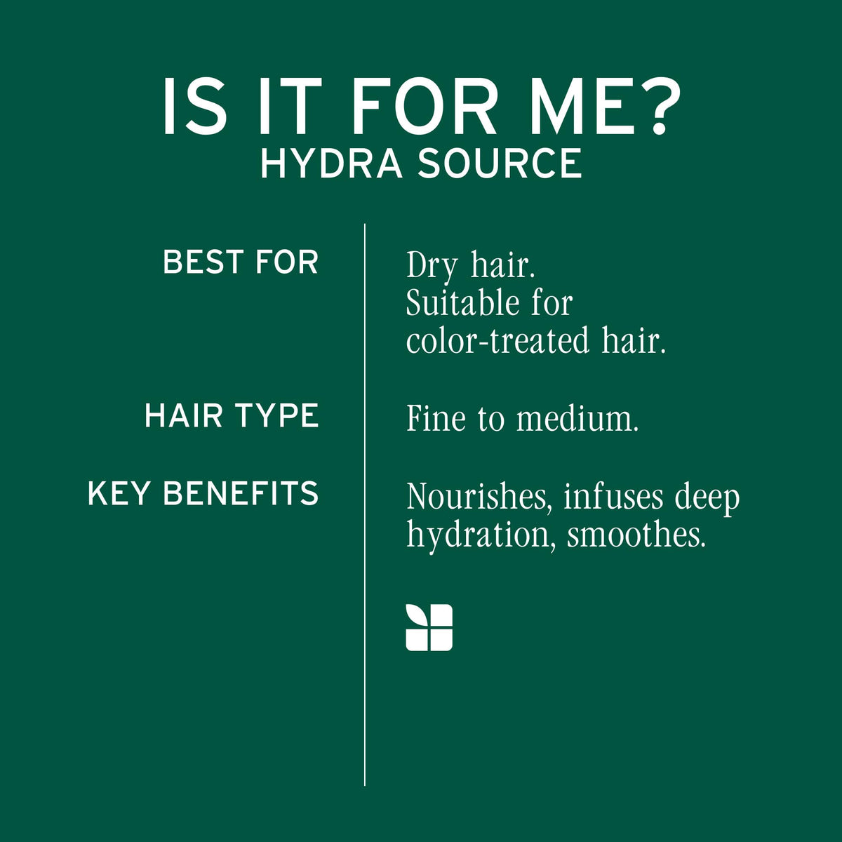 Biolage rinsed hair displaying smooth, shiny finish and manageability