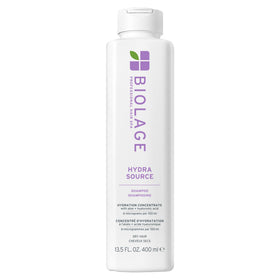 Biolage front bottle showing clean design and recycled packaging benefit