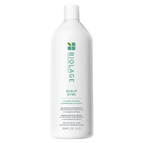 Biolage bottle front packaging showing calming shampoo benefit