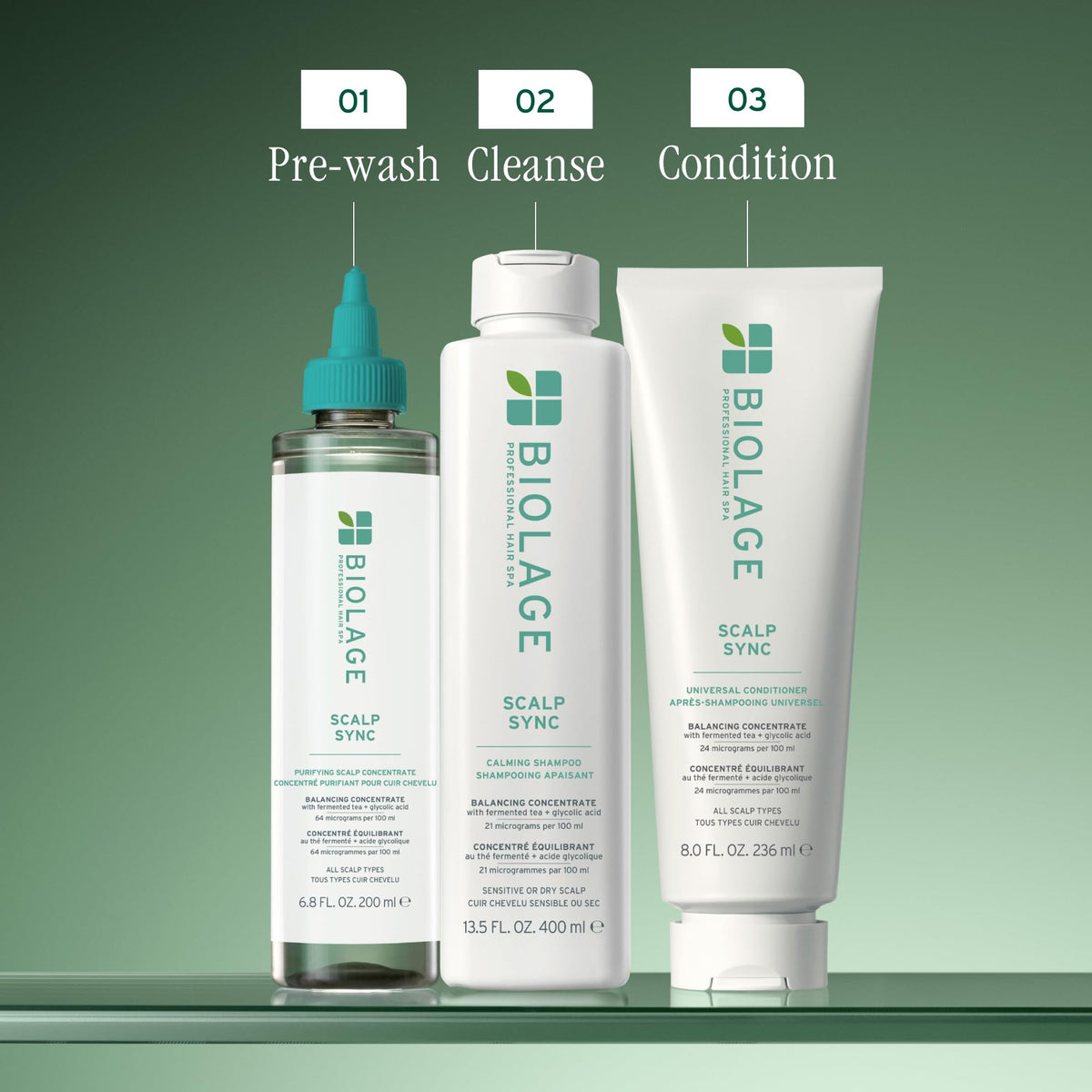 Biolage conditioner in shower routine improving detangling and manageability