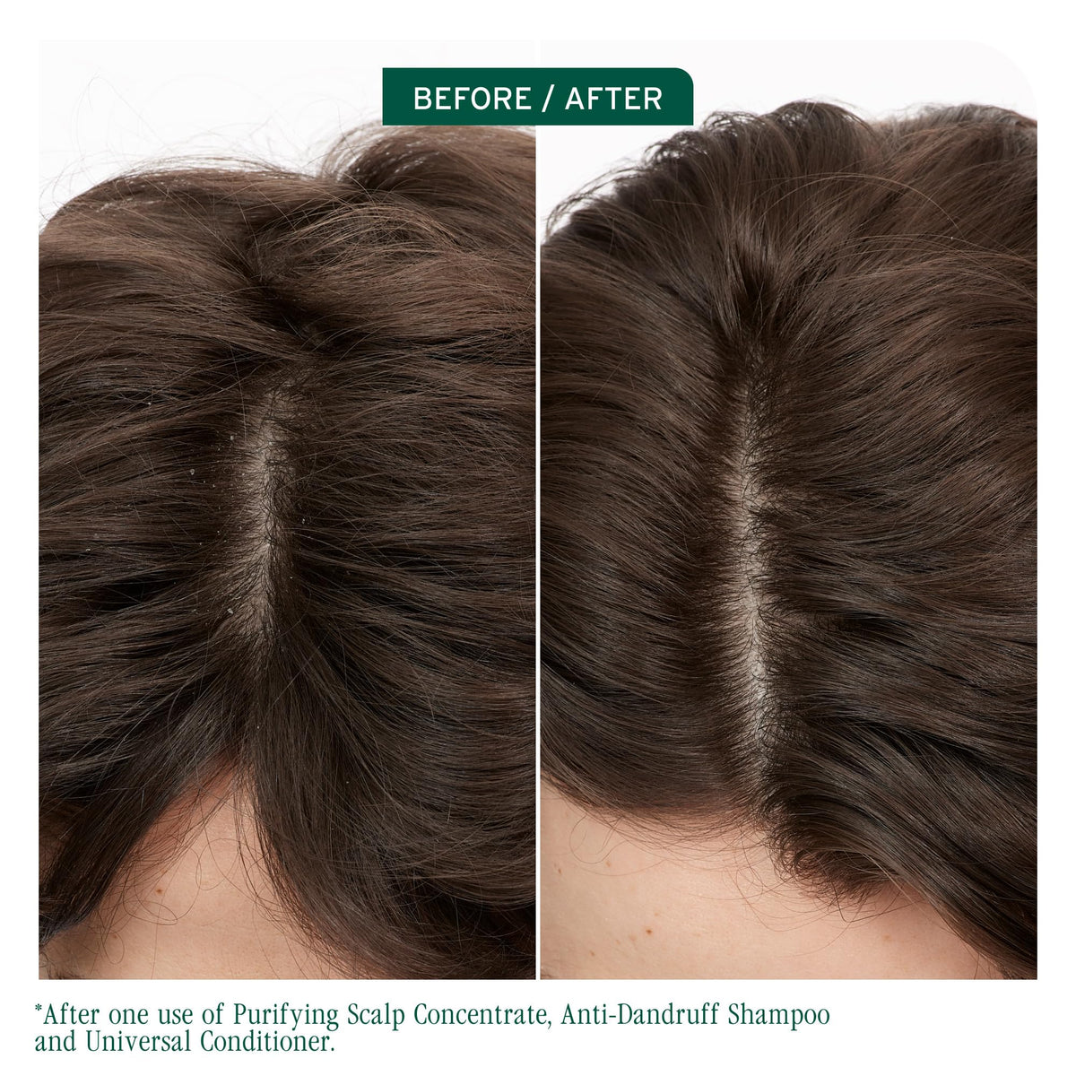 Biolage bottle dispensing concentrate onto fingertip demonstrating easy application