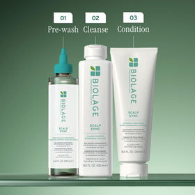 Biolage fermented tea ingredient visual highlighting antioxidant scalp benefits