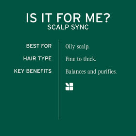 Biolage fermented tea and glycolic acid ingredient visual emphasizing clarifying action