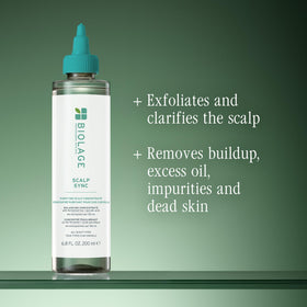 Close-up pour of Biolage concentrate texture highlighting consistency for dosing