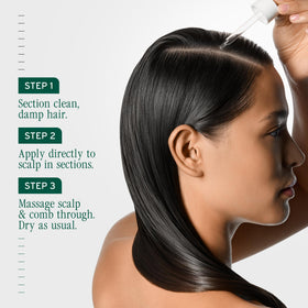 Biolage serum staged with Scalp Sync shampoo and conditioner for routine balance