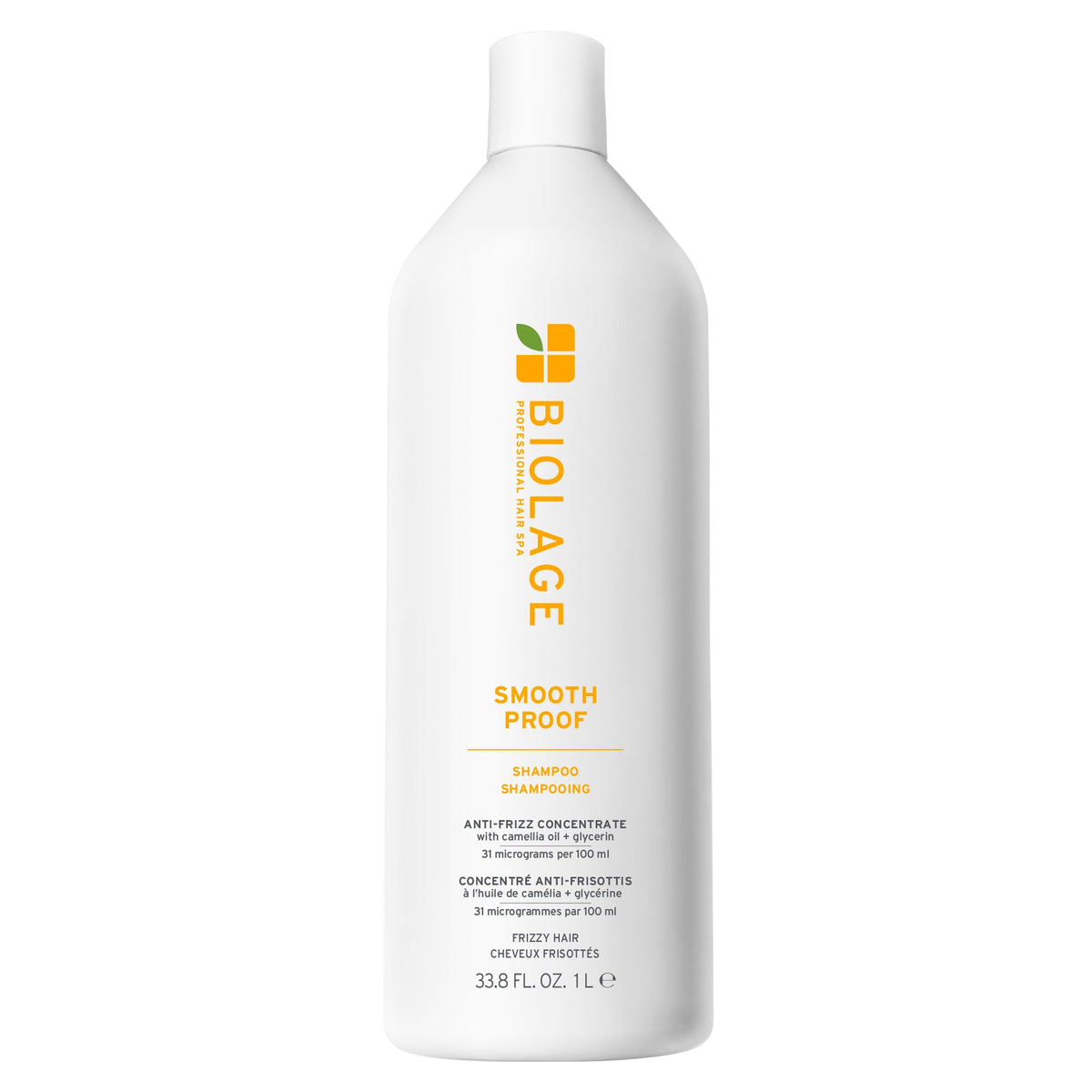 Biolage bottle front view showing brand and smoothing benefits