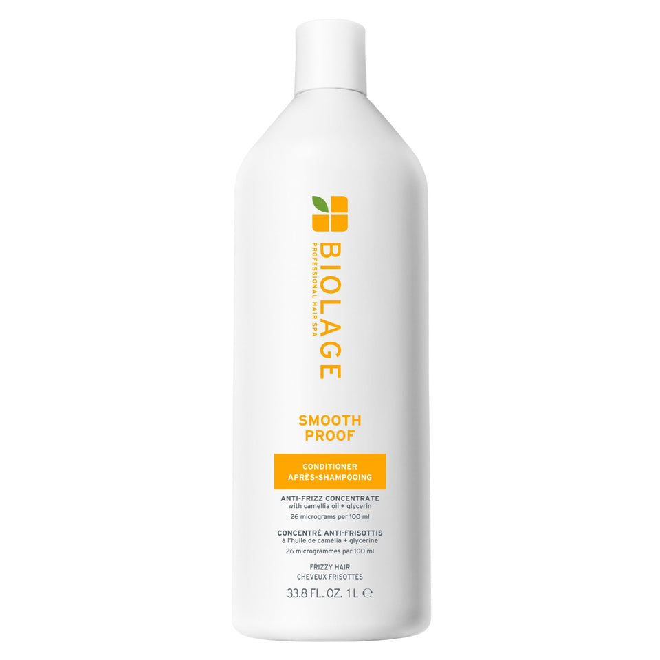 Biolage Smooth Proof front packaging showing bottle and branding, conveys professional quality
