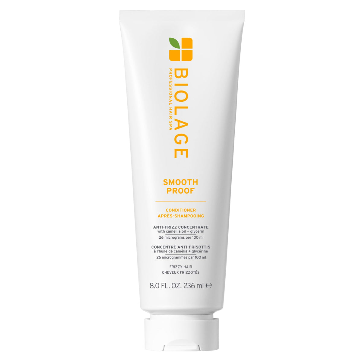 Biolage Smooth Proof front packaging showing tube and product benefit