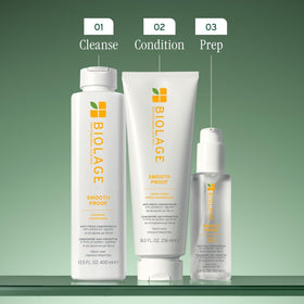 Biolage 33.8 fl oz bottle next to common items showing true scale