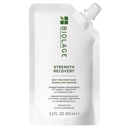 Biolage product front packaging showing label and benefits