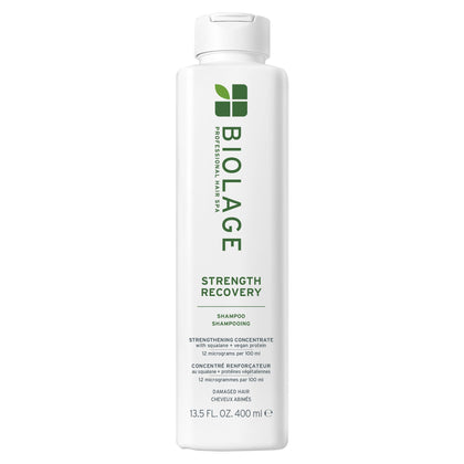 Biolage front bottle showing product and benefit of gentle strengthening