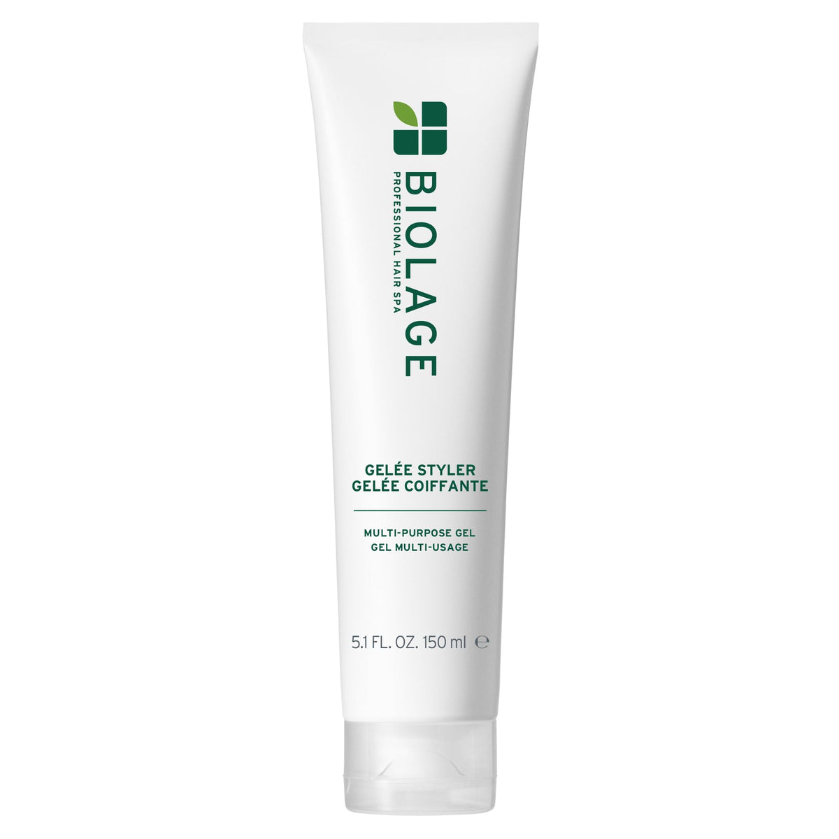 Biolage front packaging showing tube and 5 fl oz size for quick identification and trust