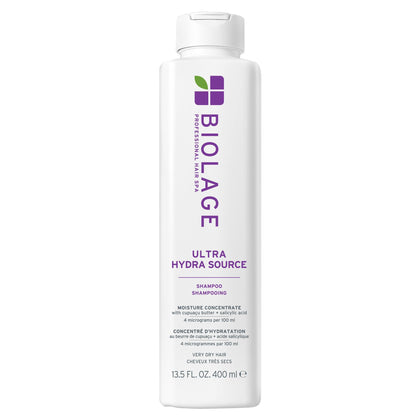 Biolage bottle front packaging showing product benefits and brand trust