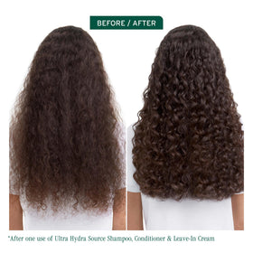 Biolage cream texture close-up, shows lightweight consistency and moisturizing action