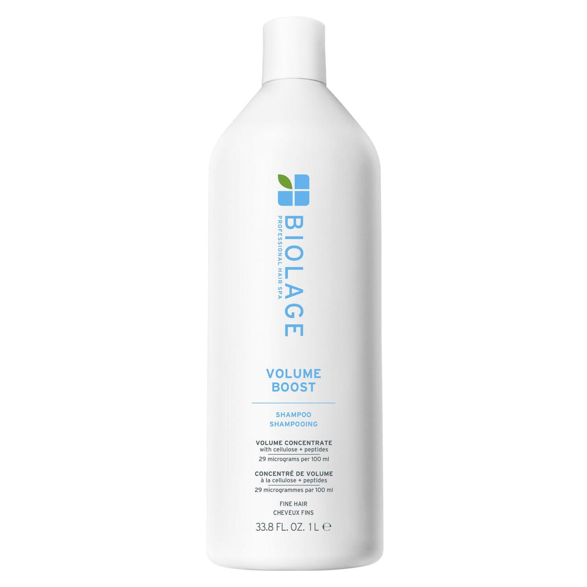 Biolage front bottle view showing product for lightweight volume