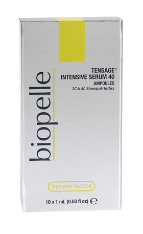 biopelle ampoule opened with glass tip highlighting sterile single-dose