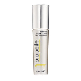 biopelle tensage front packaging showing bottle and label, clear product benefit visibility