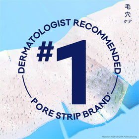 Bioré strip applied to nose demonstrating comfortable fit and coverage