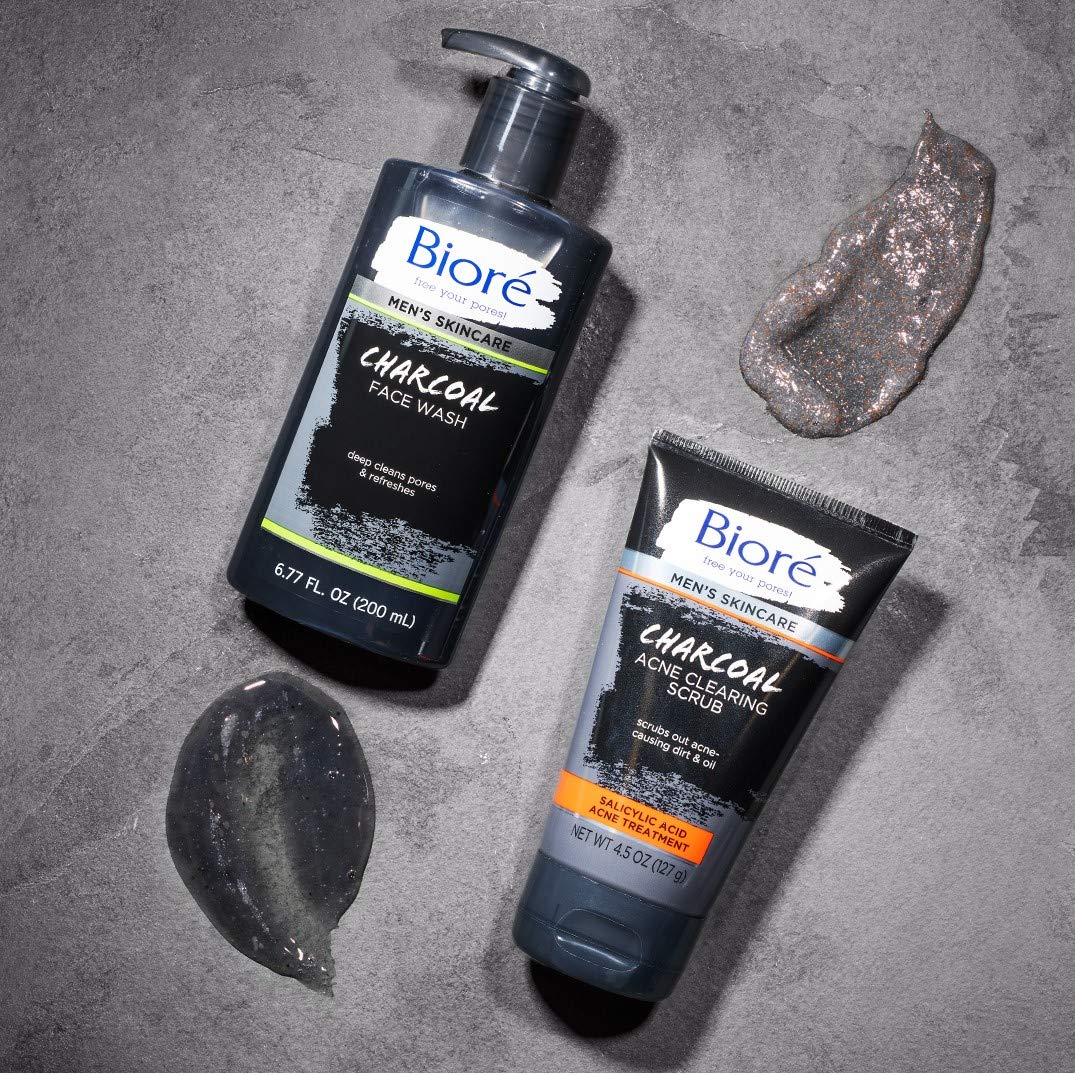 Bioré on bathroom shelf lifestyle scene suggesting daily routine