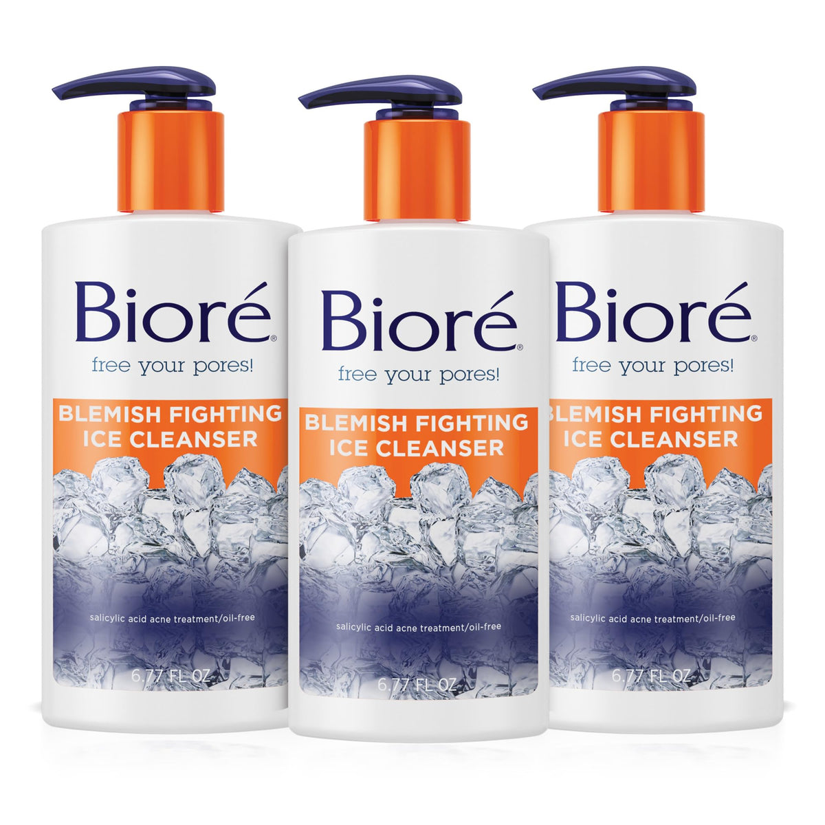 Bioré front packaging tube showing product name and cooling benefit